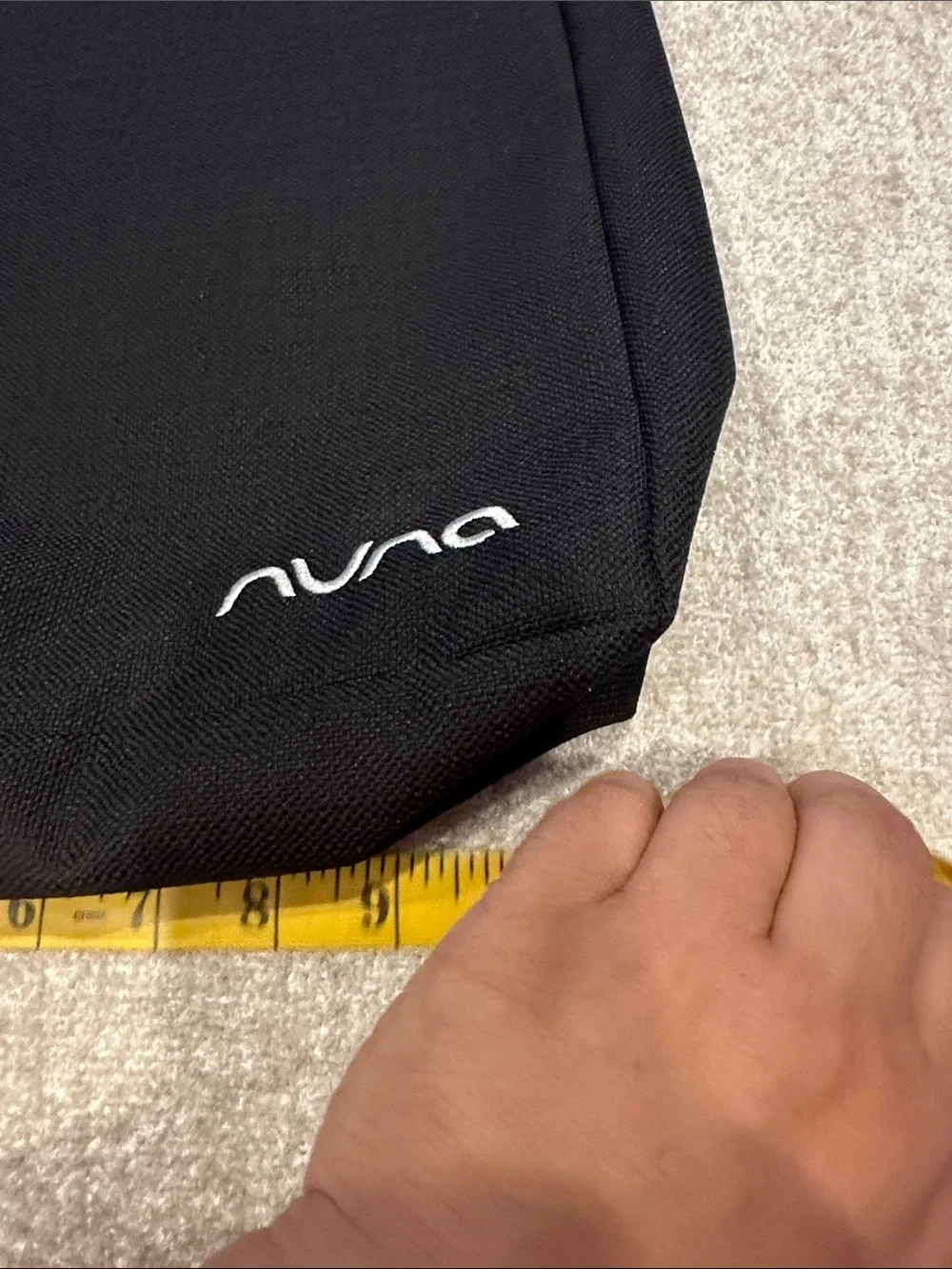 Nuna Black Drawstring Storage Bag